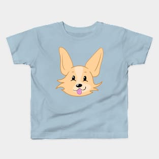 Cute Corgi Face Kids T-Shirt